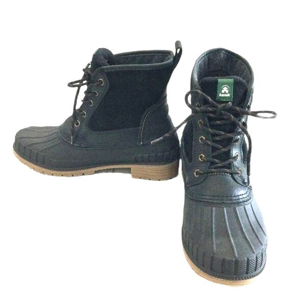 Kamik Boots Women’s Size 9 Color Black Sienna Mid Water Resistant Impermeable - Picture 5 of 9